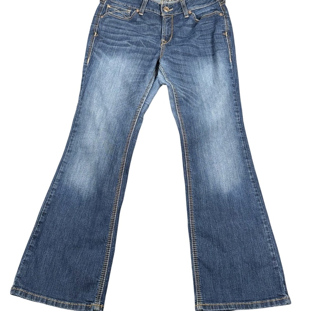 Ariat‎ Rosa Boot Cut Jeans Womens 31R Medium Wash Stretch Western Cowgirl Riding